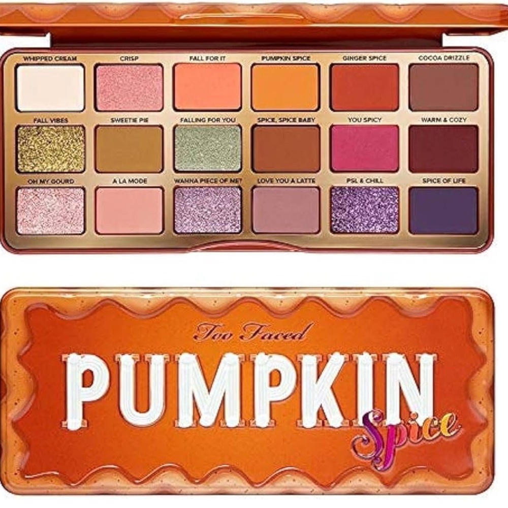 ❄️⚡️ORIGINAL + HTF Too Faced Pumpkin Spice Eyeshadow Palette - Picture 3 of 11